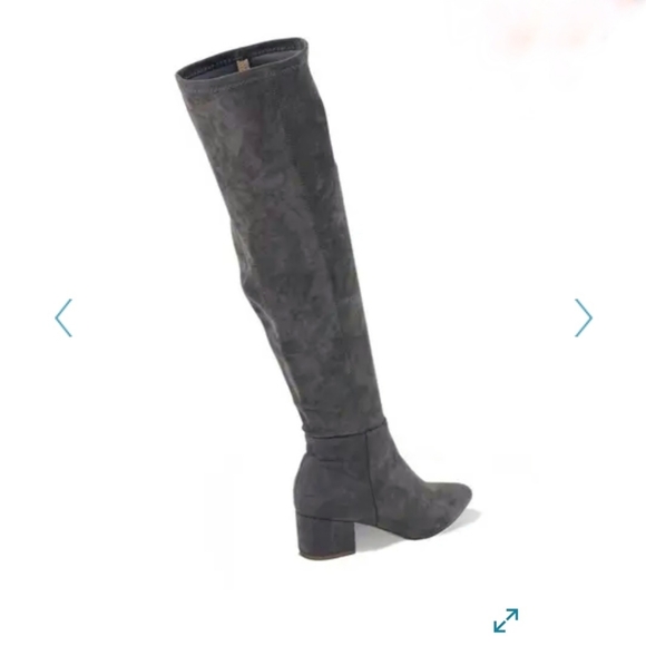 Brand New Over knee Boot Grey Sude - Picture 2 of 2